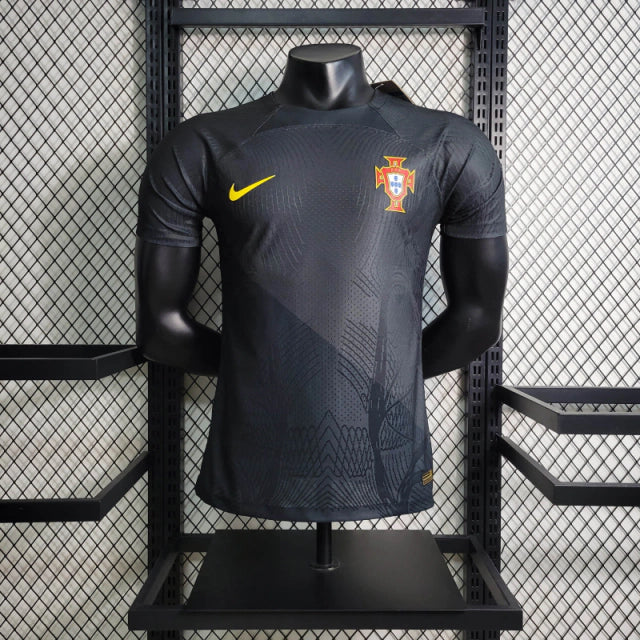 Camisa Portugal Treino Preta 24/25 Jogador Masculina