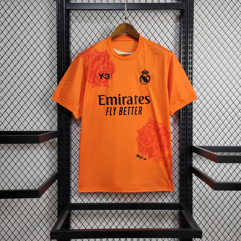 Camisa Real Madrid Laranja Especial 24/25 Torcedor Masculina