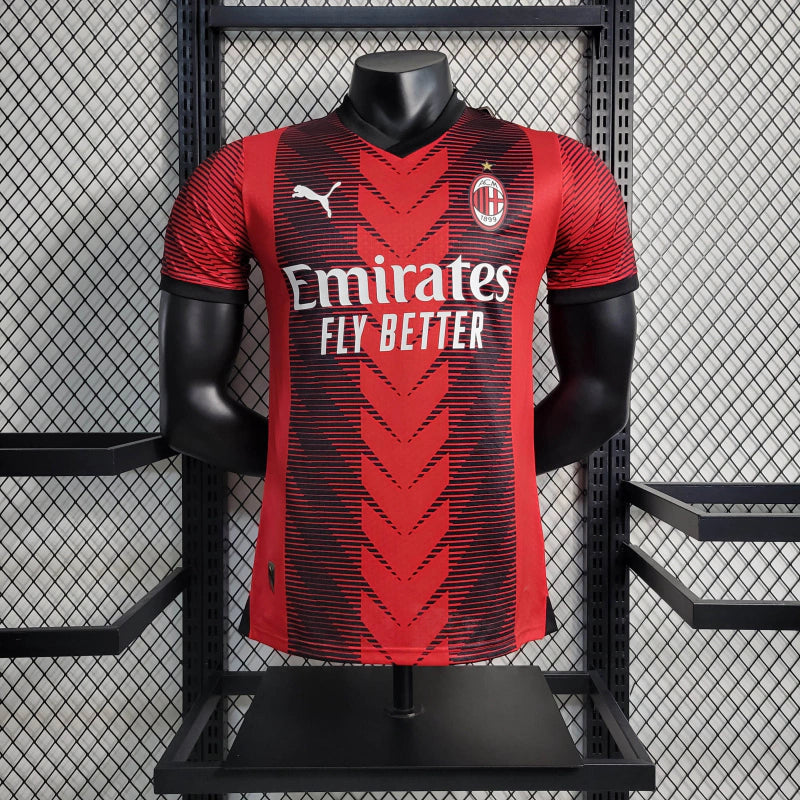 Camisa AC Milan I 23/24 Jogador Masculina