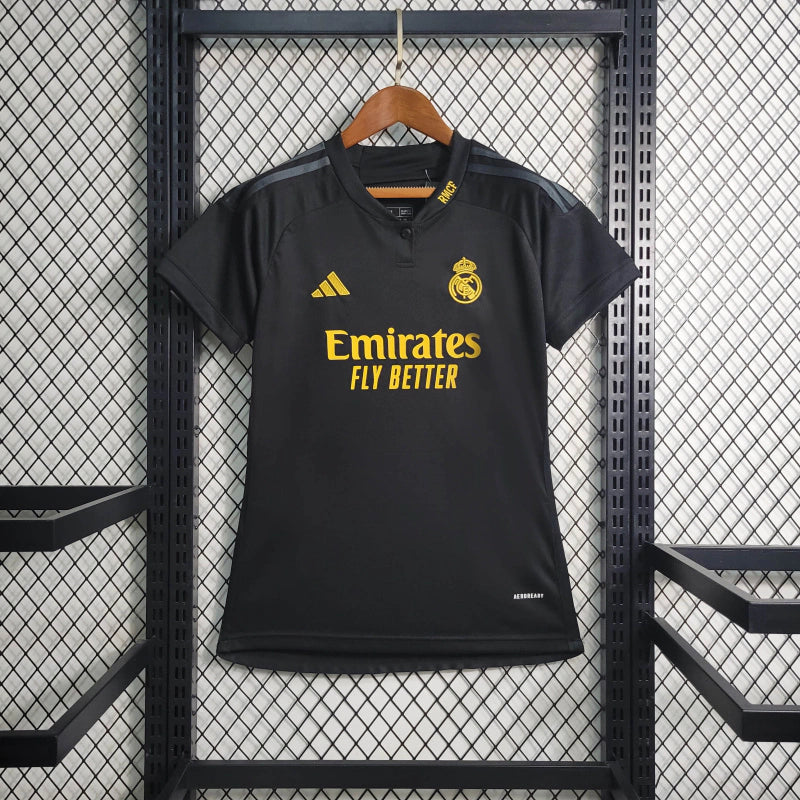 Camisa Real Madrid III 23/24 Torcedor Feminina