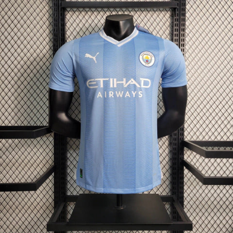 Camisa Manchester City I 23/24 Jogador Masculina