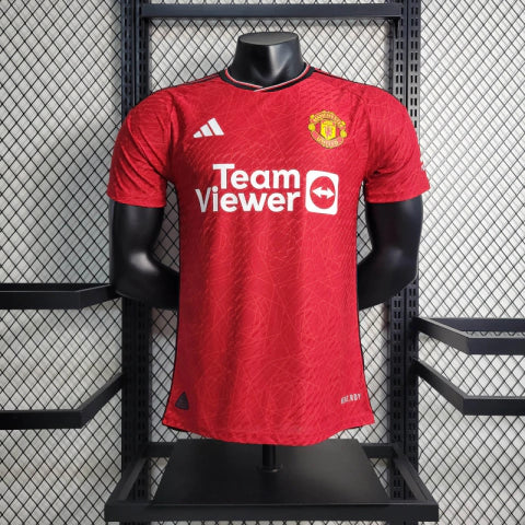 Camisa Manchester United I 23/24 Jogador Masculina