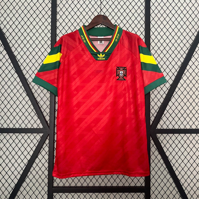 Camisa Portugal I 92/94 Retrô Masculina