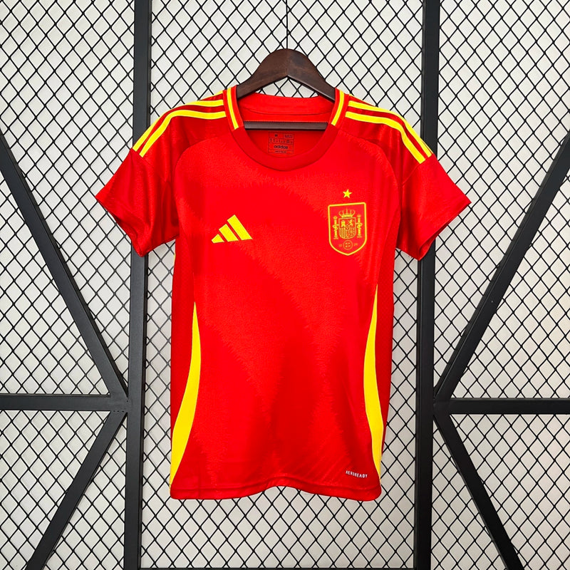 Camisa Espanha I 24/25 Torcedor Feminina